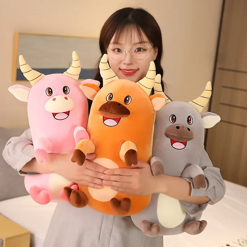 Кукла Happy cow плюшевая игрушка кукла cute подушка подарок на день рождения для мужчин
