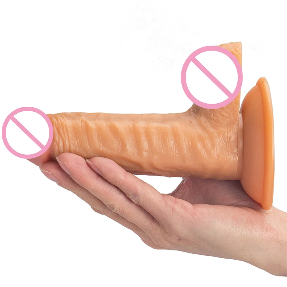 YUECHAO мягкий силиконовый фаллоимитатор больших размеров реалистичный пенис с