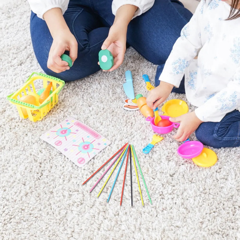 

1 Box of Colorful Sticks Kids Counting Tool Parent Children Interactive Set