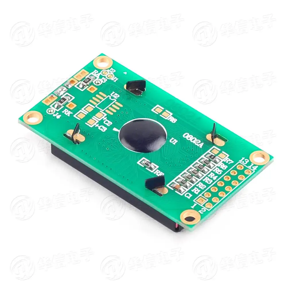 1 шт 5v LCM0802A 0802A Новый мини 0802 8x2 8*2 STN персонаж желтый ЖК дисплей модуль HD44780 или SPLC780