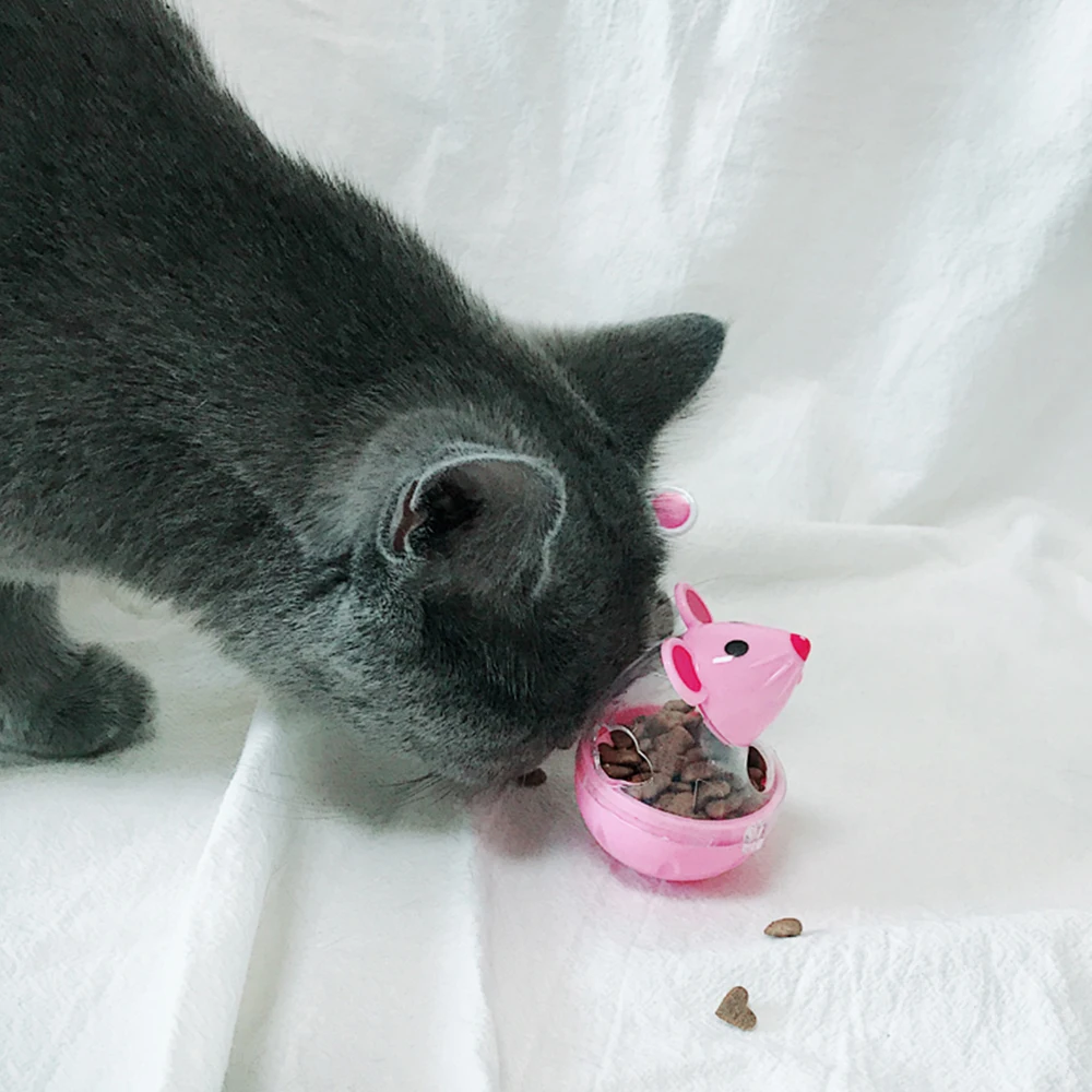 Мышь кружка для домашних животных IQ еда мяч игрушка собака кошка интерактивный