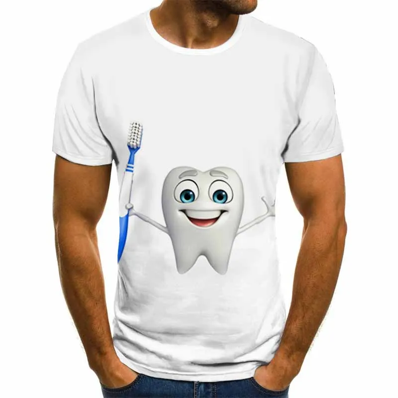 Одежда с 3D принтом Мужская футболка коротким рукавом и звездного неба свободная