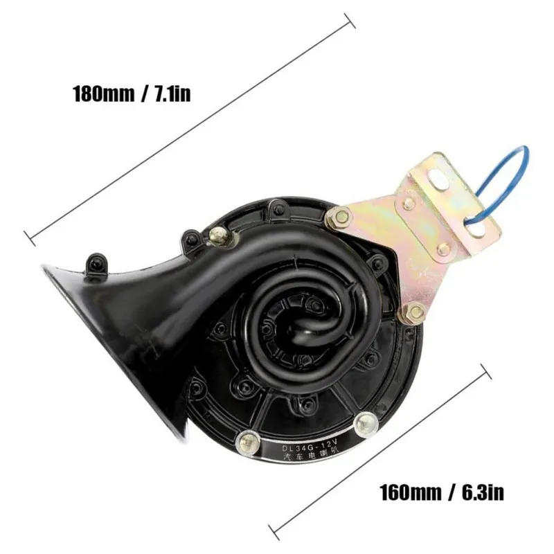 

300DB Super Loud Red Six Trumpet Electronically Controlled Car Air Horn with Compressor for Cars Trucks Boats Motorcycles