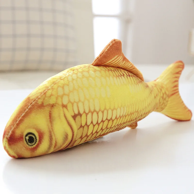 Большая игрушка Cyprinus Carpio Fish Koi карп плюшевая реалистичное Мягкое Животное водные