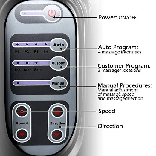 Китайская Модель теплого рефлексологического оборудования массажер для ног