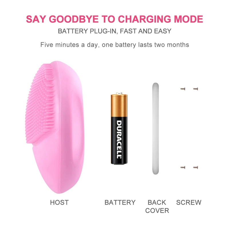 Ультразвуковая щетка для чистки лица электрическая вибрация очищающий