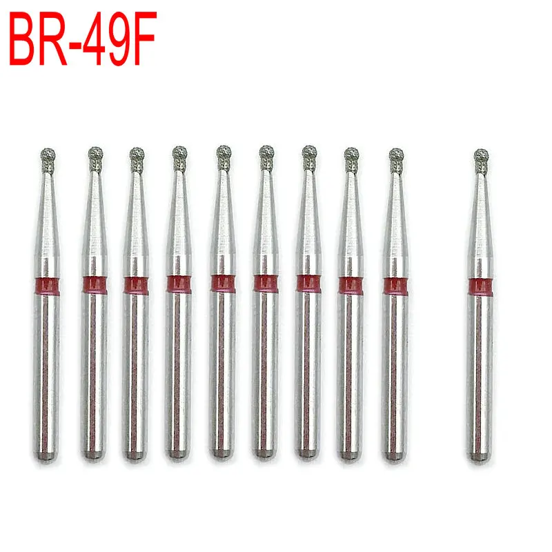 100 шт. BR с ромбовидным рисунком FG боры стоматологические сверла 1 6 мм хвостовик