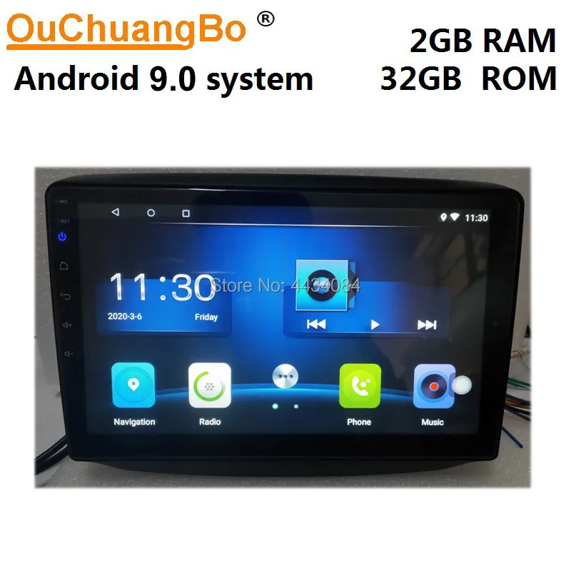 Ouchuangbo Автомобильный gps навигатор головное устройство для Haima M3 2016 2018 поддержка SWC
