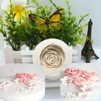 flower silicone mold wedding cake lace decoration diy design chocolate pastry dessert fondant mold resin kitchen tool for baking