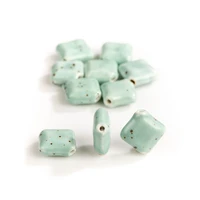 1610pcs rhombus shape kiln discoloration ceramic beads diy accessories cr%c3%a9ation de bijoux bulk joyeria artesanato xn273
