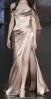 Женское атласное платье-русалка, длинное вечернее платье цвета шампанского в пол с разрезом, лето 2022