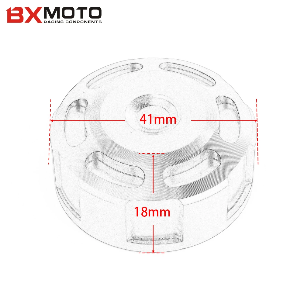 

LOGO NINJA400 For KAWASAKI NINJA400 NINJA 400 2018 2019 Motorcycle CNC Rear brake Fluid Cilinder Master Reservoir Cover Cap