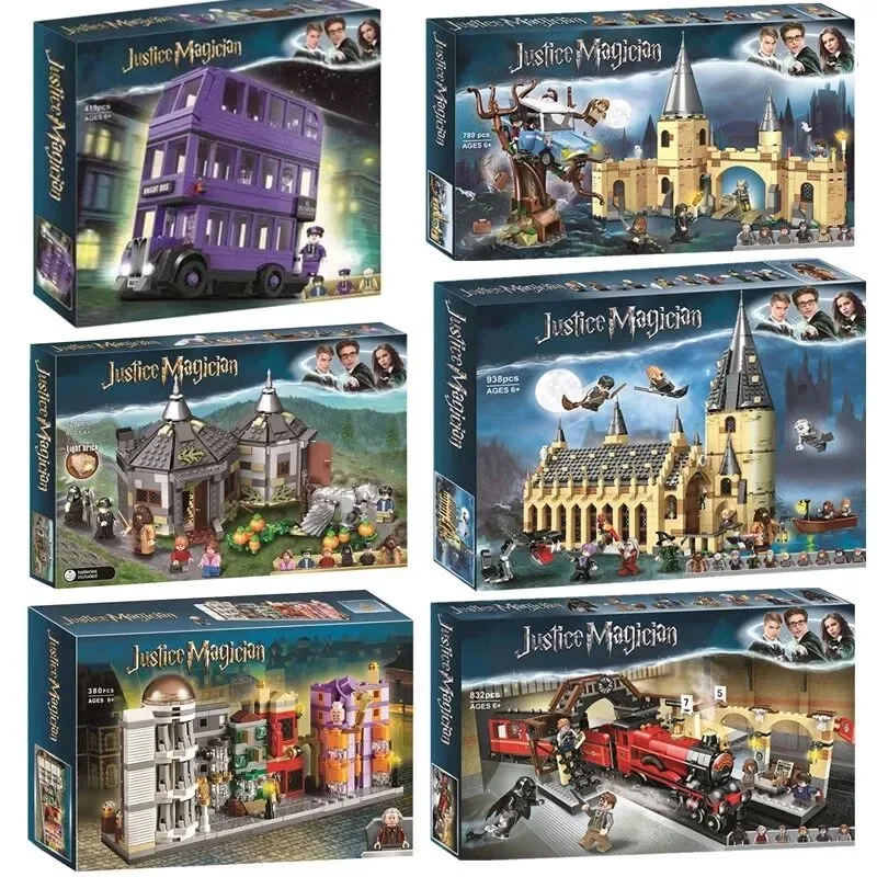 

Harris Forbidden Forest Umbridge's Encounter Tower 4 Privet Drive Attack on The Burrow Hedwig Building Blocks Toys Gifts
