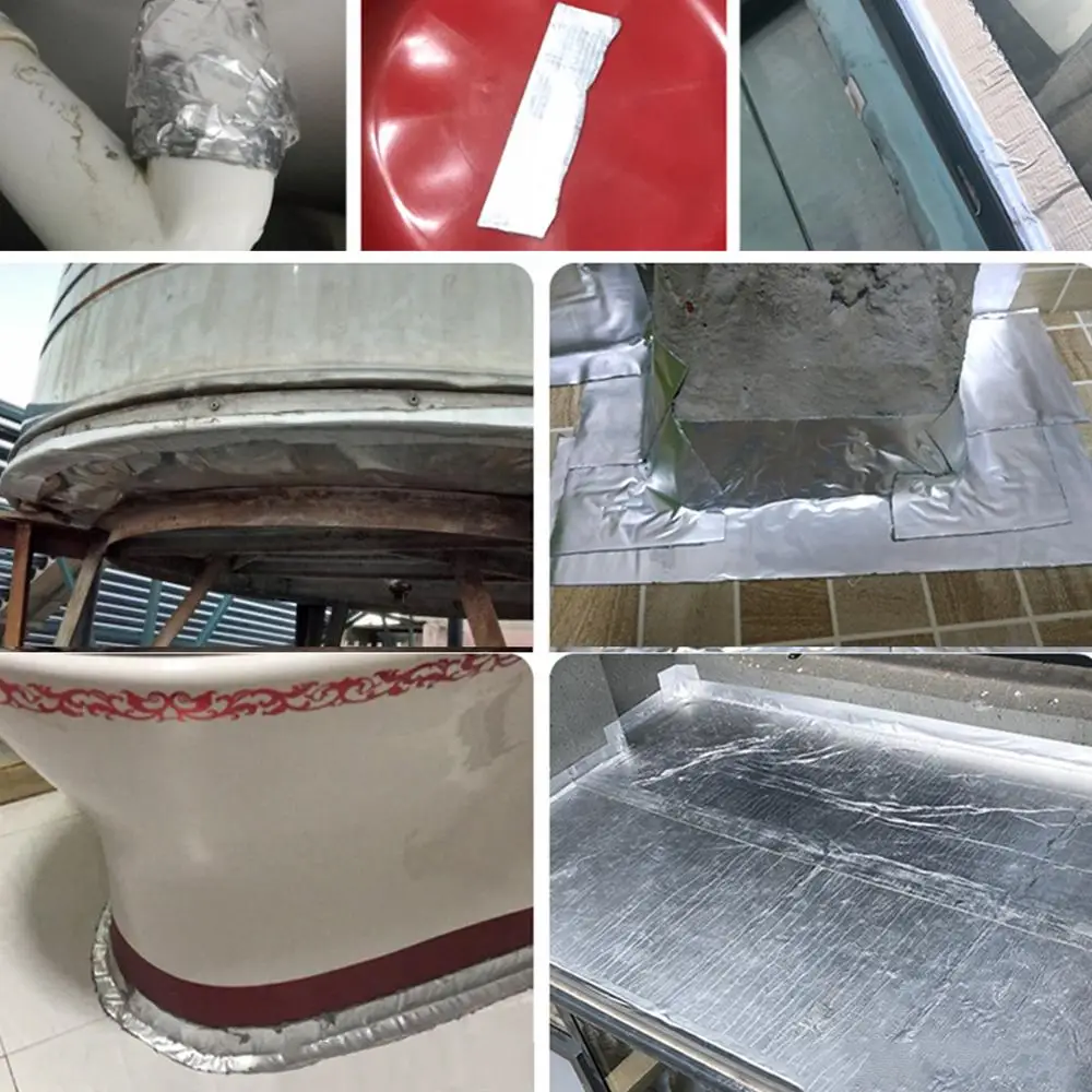 Самоклеящаяся лента из алюминиевой фольги высокотемпературная