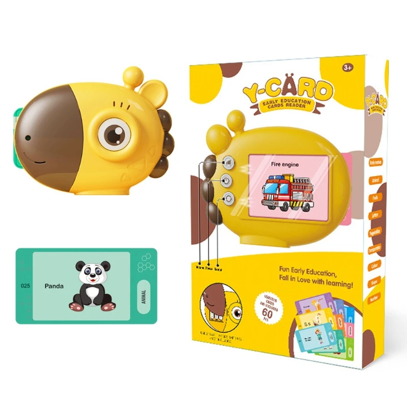 

HX5D Montessori Flash Card Toy for Kids Quick Memory Training Early Learning Shape Recognition Education Toy Kids 3Year+ Gift