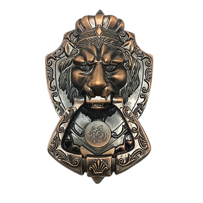 

2 Pcs Antique Lion Door Knocker Lionhead Doorknockers Lions Home Decor Including Screws