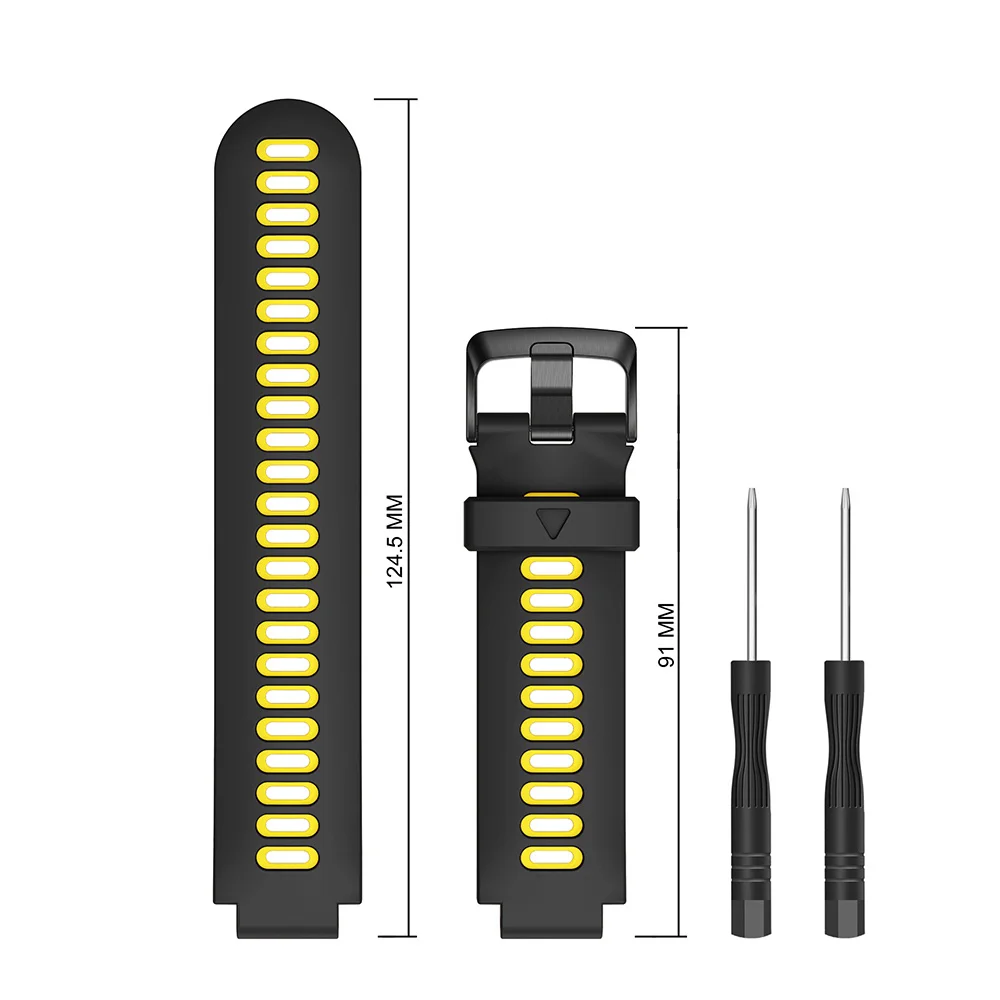 Наружный браслет для смарт-часов Garmin Forerunner 735XT 735 220 230 235 620 630 S20 S6 S5 мягкий