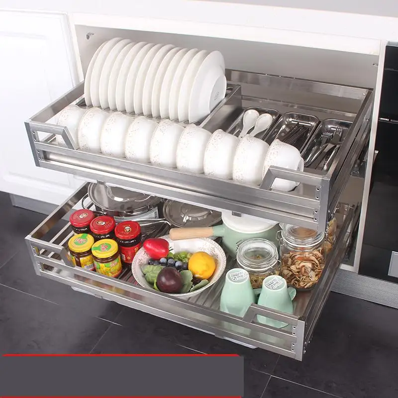 La Ducha Dish Drainer Organizador Cocina Органайзер шкаф из нержавеющей стали кухонная стойка Cozinha