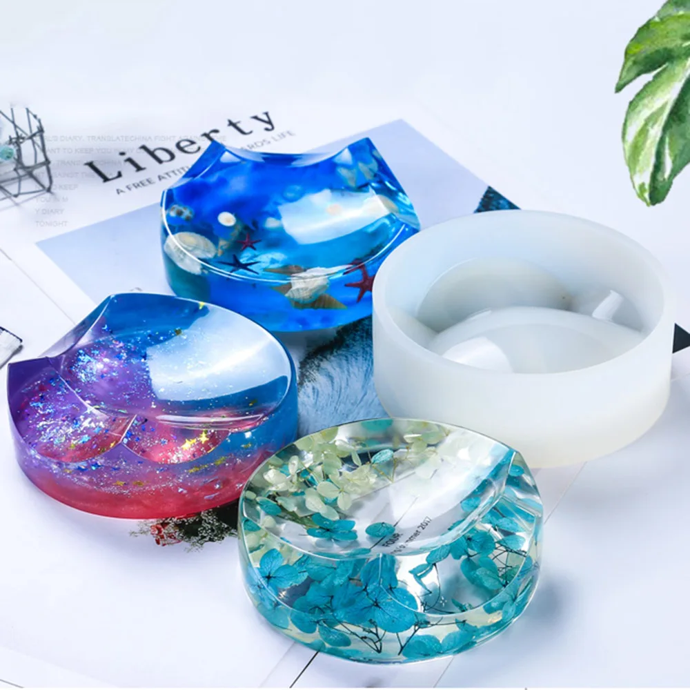 Пепельница ручной работы сделай сам гибкая силиконовая форма для растений