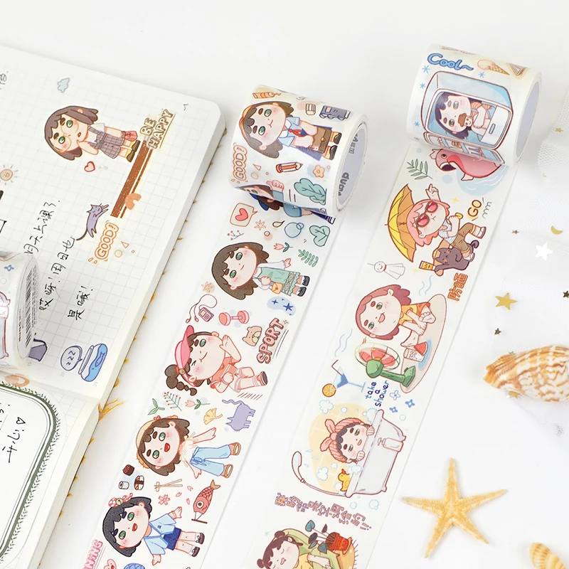 Васи Лента Весна Лето тема маскировки стикер Клейкая лента для DIY украшения