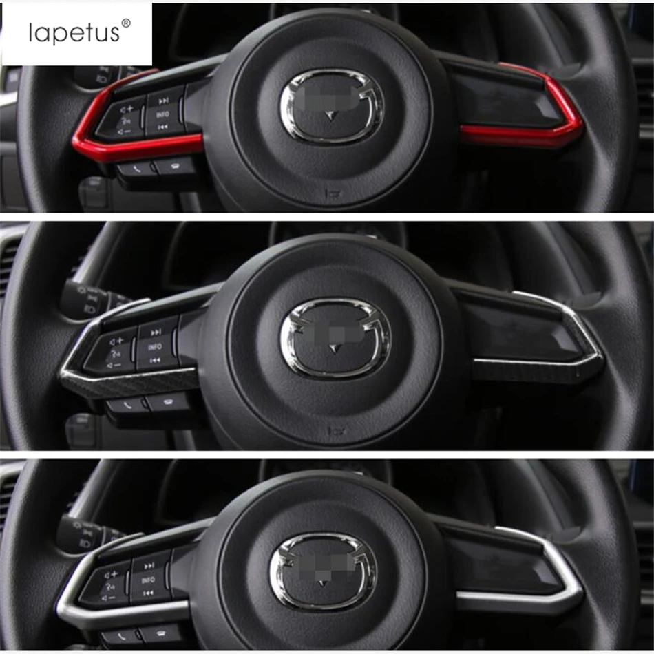 Аксессуары Lapetus для Mazda 6 2019 2020 АБС пластик декоративная лента руля комплект литья