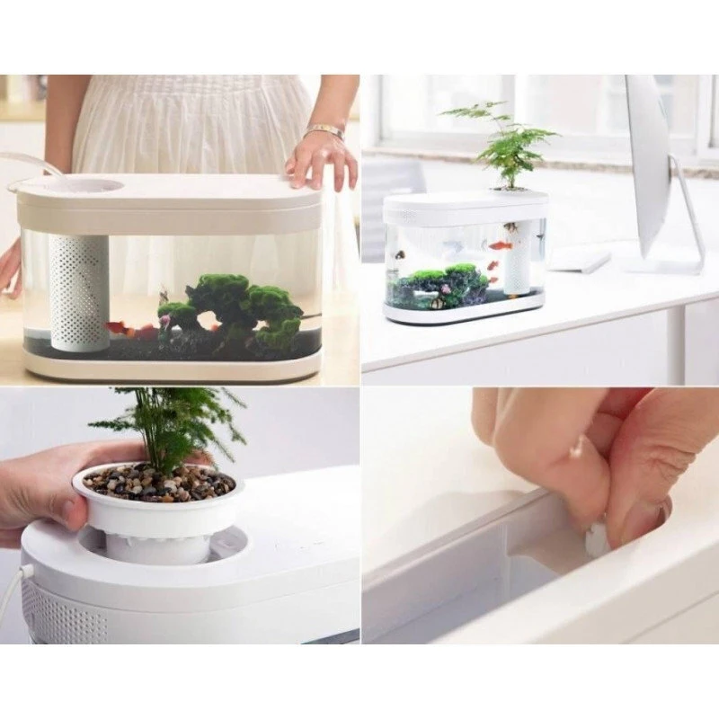 Аква-ферма/ Аквариум для рыбок/ Умный Descriptive Geometry C180 Smart Fish Tank Pro | Дом и сад