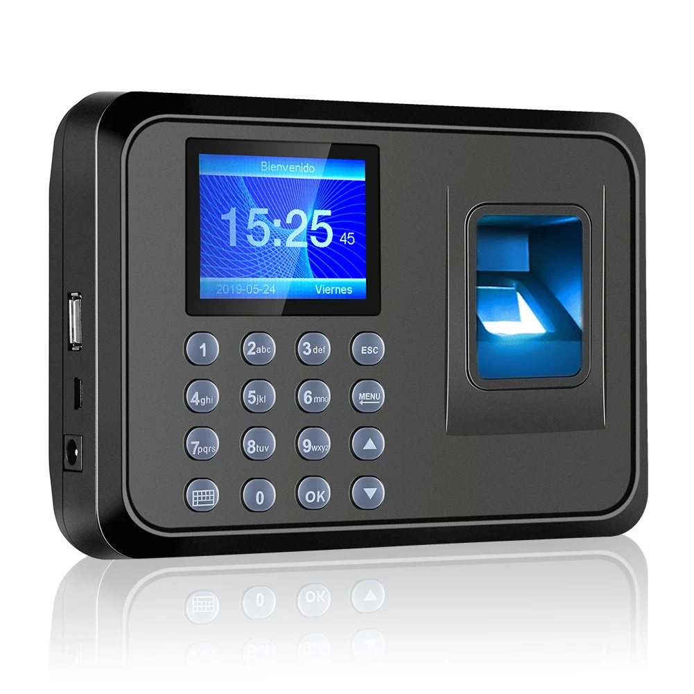 

Biometric Fingerprint Time Attendance System Clock Recorder Employee Recognition Recording Device Electronic Machine