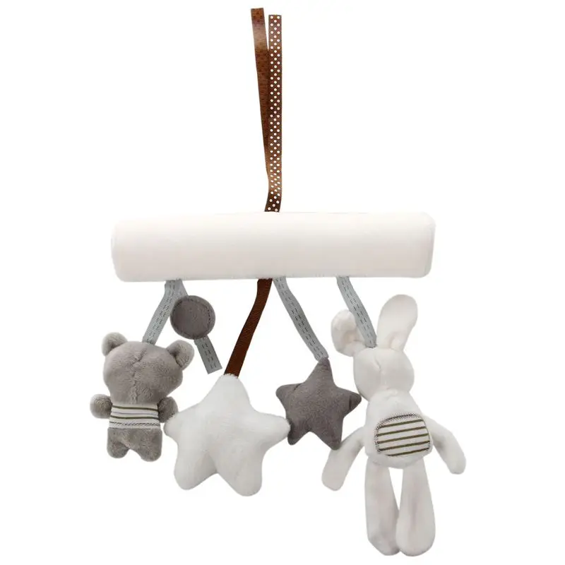 Мягкая игрушка кролик или собака детская кроватка музыкальный колыбельный