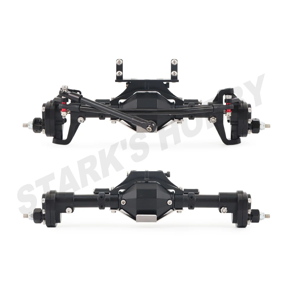 SCX10 металлическая ось алюминиевые передние и задние портальные оси для 1/10 RC