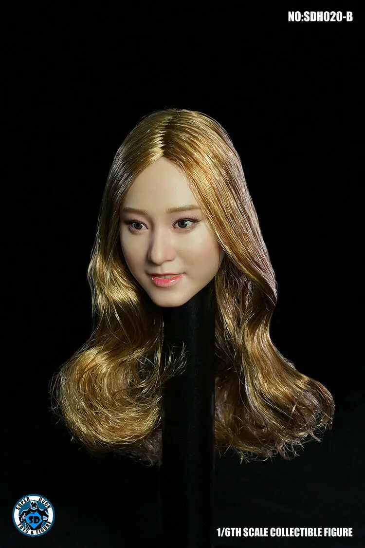 

SUPER DUCK 1/6 SDH020A SDH020B SDH020C Suntan Head Sculpt Fit 12" Female Phicen TBL Figure Body In Stock