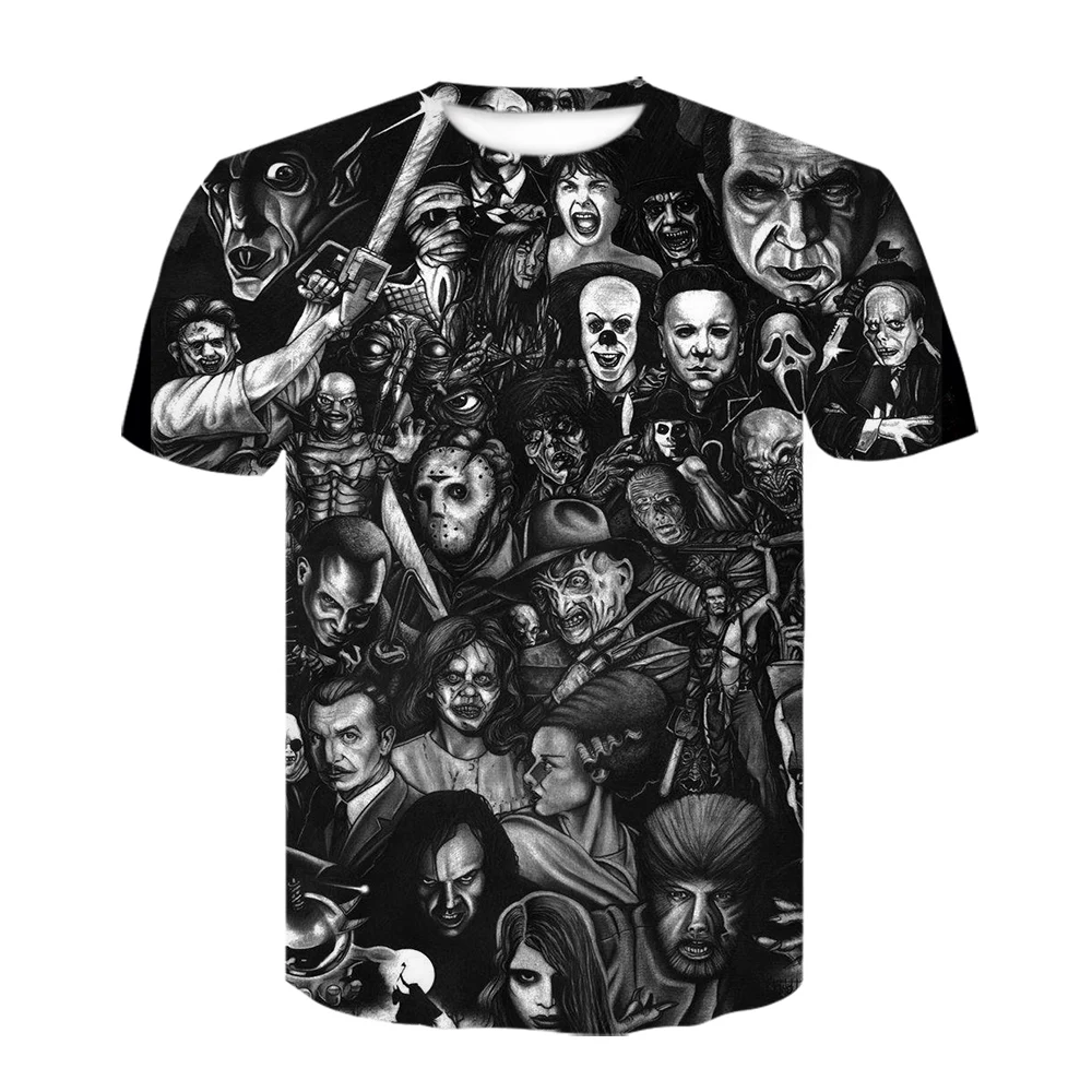 

2021 Hot-selling Men's Summer Round Neck Short Sleeve 3d Printing Hip-hop Street Style Super Comfortable T-shirt