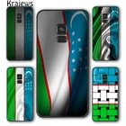 Чехол для телефона с флагом Узбекистана для Samsung Galaxy S5 S6 S7 edge S8 S9 S10 E lite S20 plus ultra Note