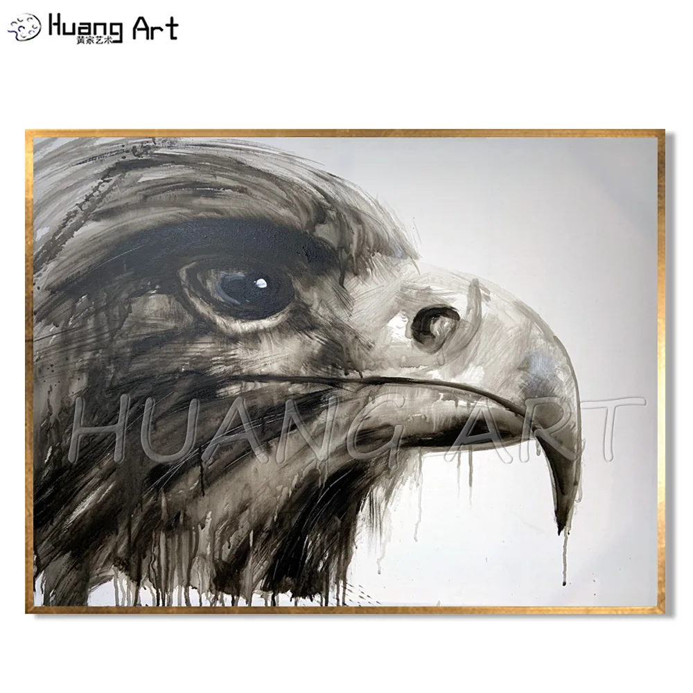 Новая Оригинальная животная ручная роспись высокое качество Современная