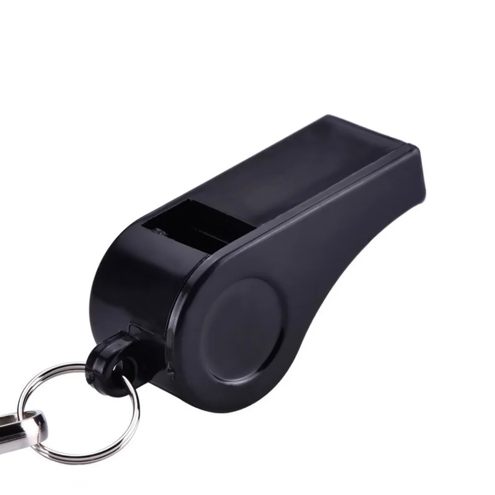 

2pcs Sports Training Whistles with Lanyard (Black)