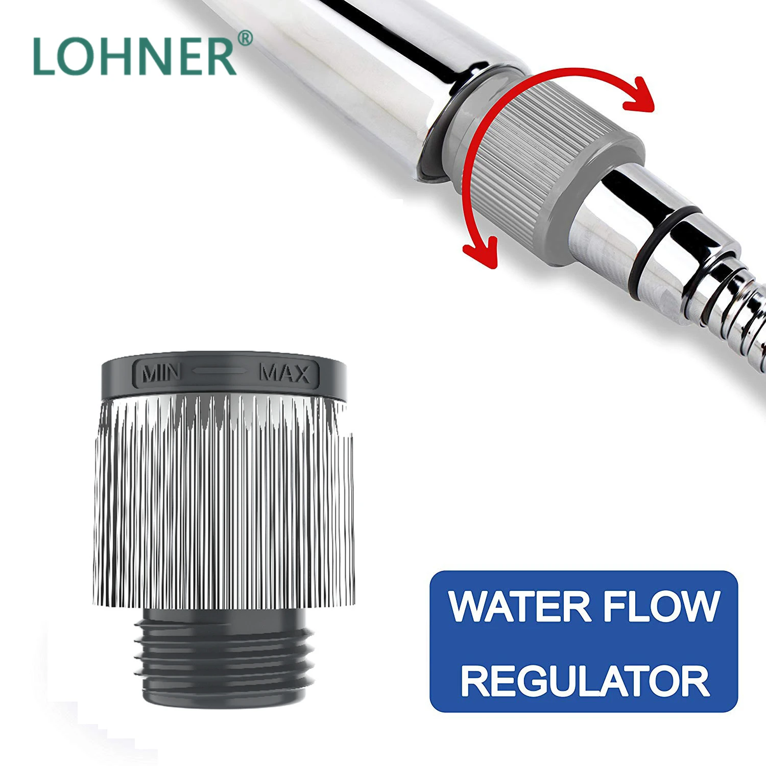 Lohner винт-в насадке для душа регулятор расхода воды регулировка давления