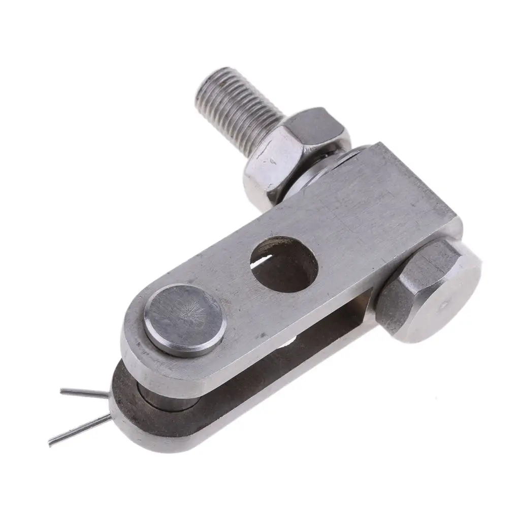 Набор серебристых подвесных рулевых скоб с коротким болтом A75 МОРСКОЙ лодочный