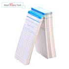 90 шт.упак. тайм-карты табелей на 2-сторонняя 18*8,4 см для прихода сотрудников учета рабочего времени Регистраторы