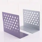 Настольный металлический полый Органайзер W3JD, концы книг, подставка-держатель, полка Bookrack, товары для дома и офиса