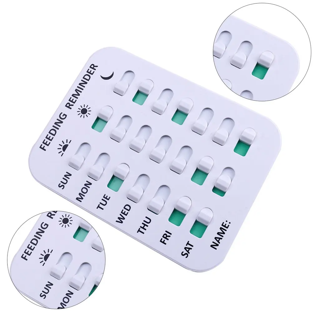 

Pet Feeding Record Card With Slider Event Recording Board For Children And Elderly Feeding Chart For Cat Dog