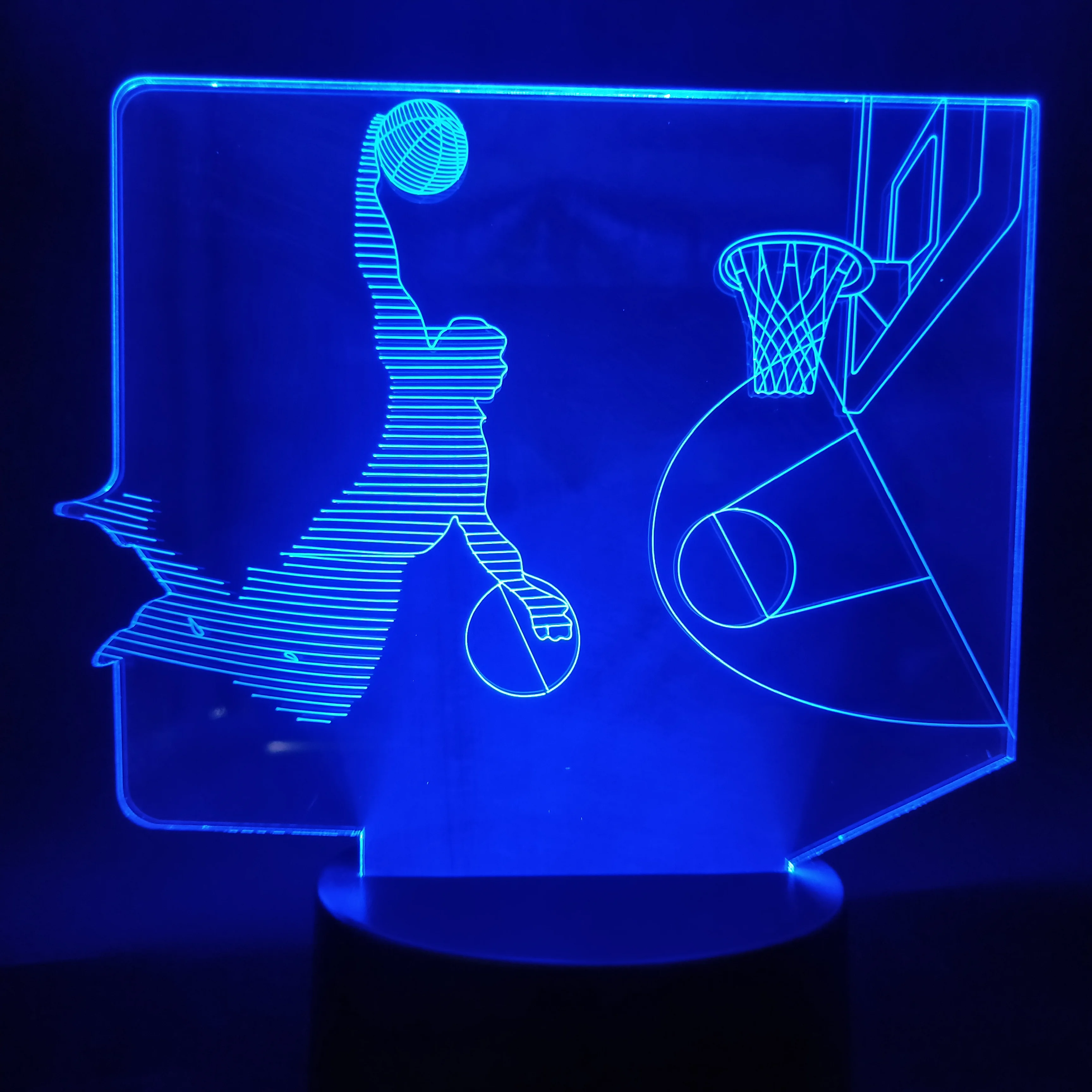 3D лампа Dunk Basketball Лучший подарок для мальчиков яркие базовые Быстрая доставка