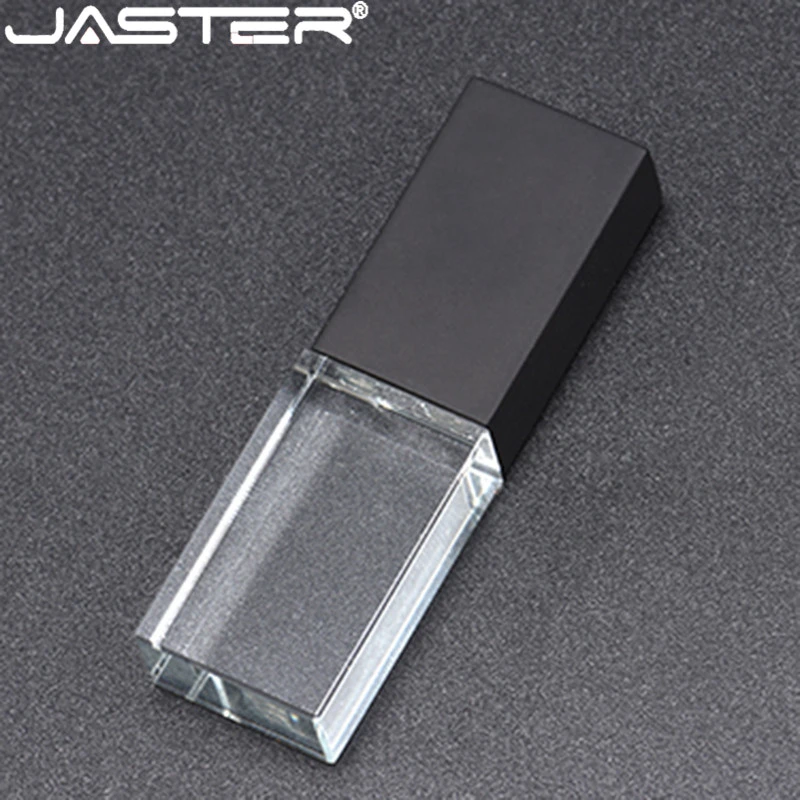 Прозрачная Флешка JASTER usb 2 0 с логотипом на заказ 4 ГБ 8 16 32 64 ГБ|USB флэш-накопители| |