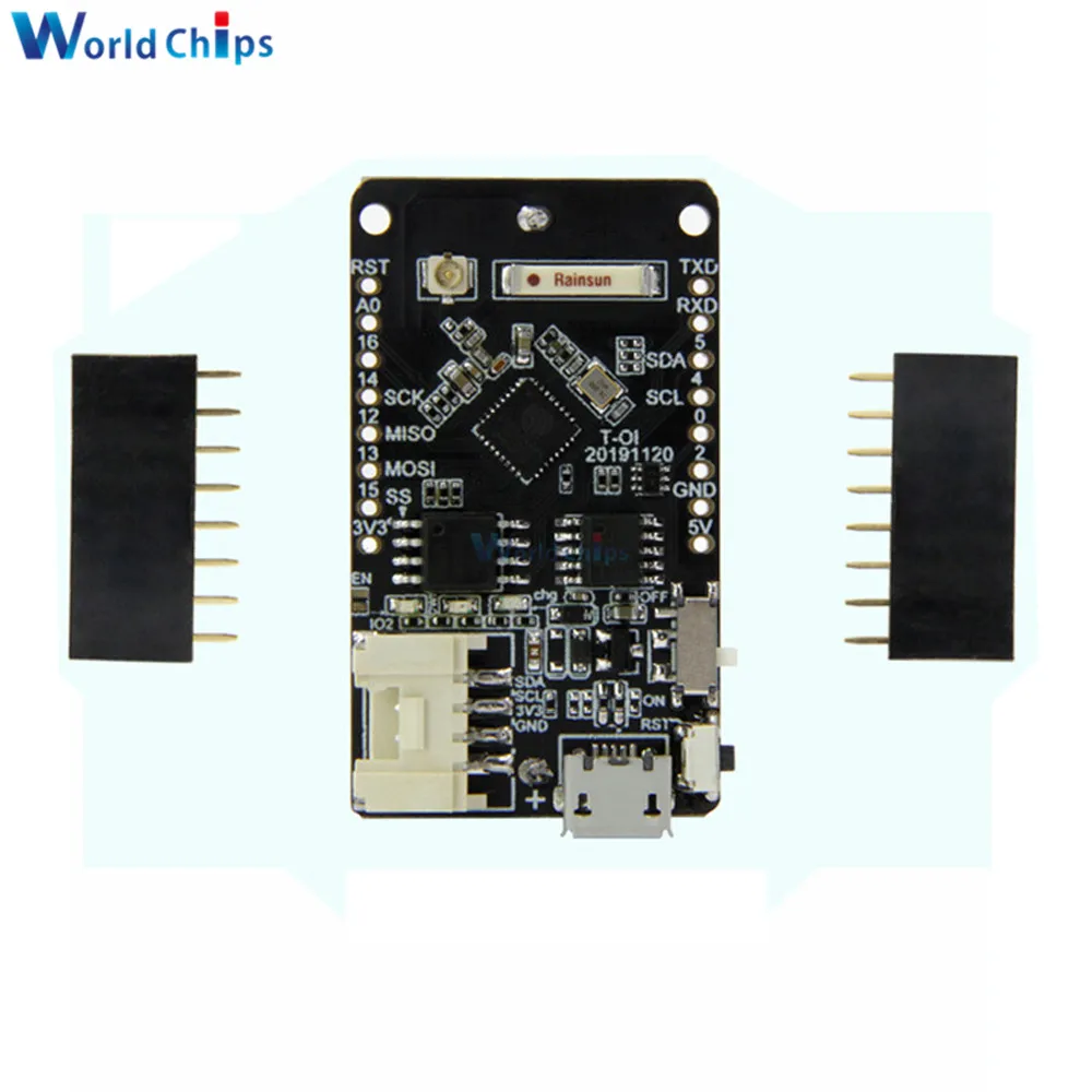 Placa de desarrollo WIFI ESP8266 con soporte de carga de batería Micro USB 16340, Compatible con MINI D1 para Arduino IOT Smart Home