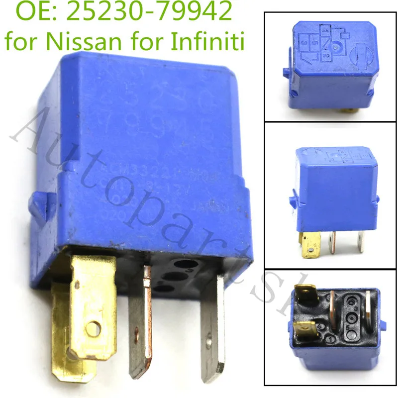 

New Repair Auto Car Relay For Nissan Infiniti 25230-79942 2523079942 Blower Motor Relay