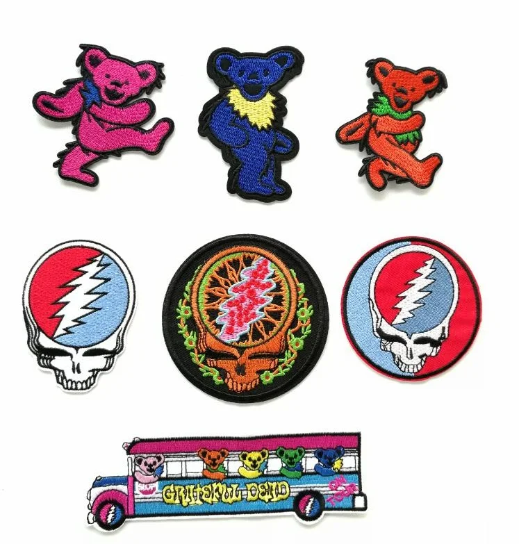 Тряпочка с надписью Grateful Dead's Band Music|Заплатки| |