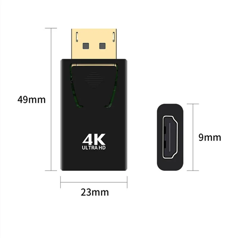 Veggieg DP к HDMI адаптер 4K порт дисплея конвертер Дисплей компьютера адаптер| |
