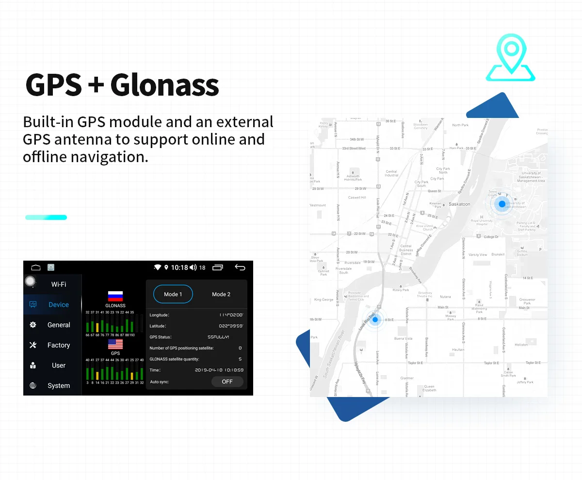 JOYING 2 DIN универсальный автомобильный Радио плеер Android 8,1 Восьмиядерный 2 Гб RAM" gps навигация Поддержка OBD/резервная камера без DVD плеера