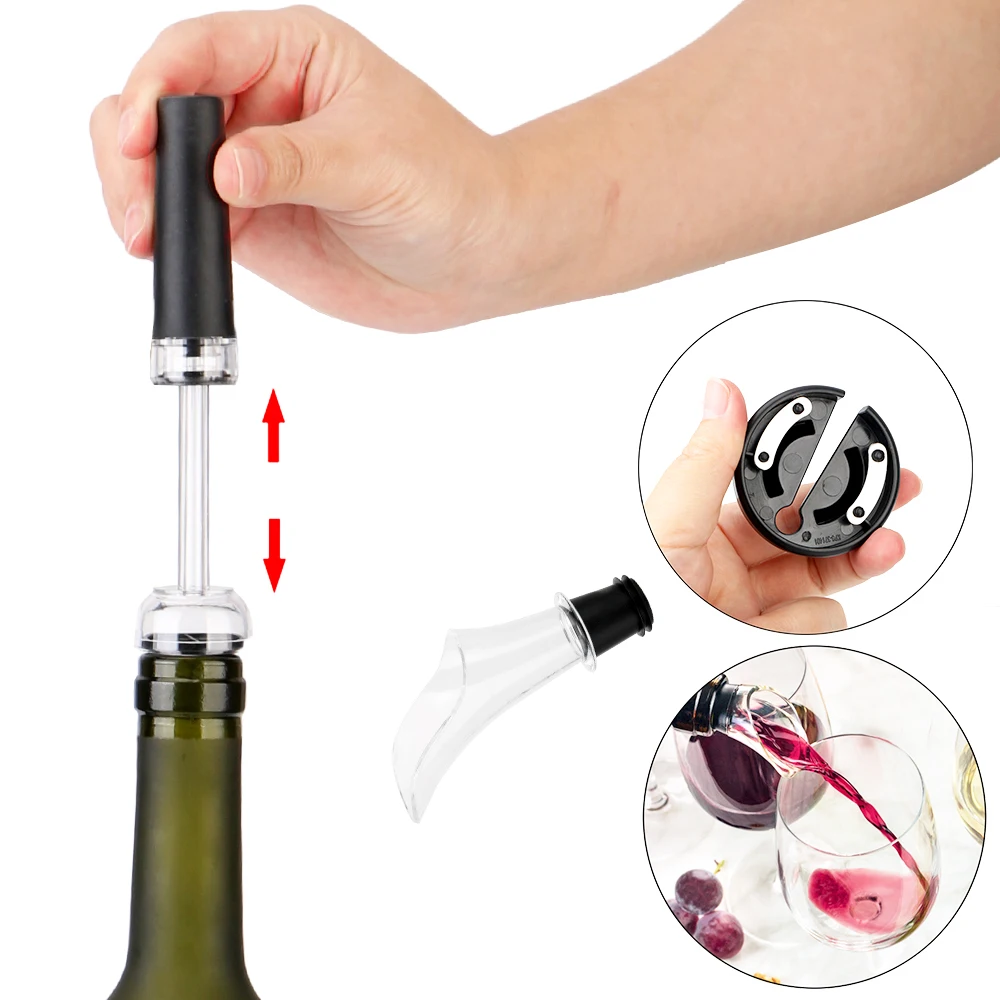 

HILIFE Electric Red Wine Openers for Red Wine Corkscrew Automatic Foil Cutter Bottle Opener Kitchen Accessories Gadgets