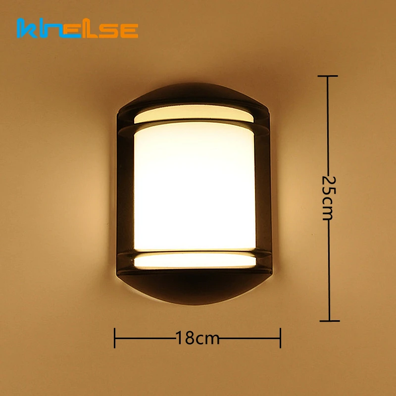 Открытый Винтаж светодиодный настенный светильник Водонепроницаемый 15 Вт Ретро