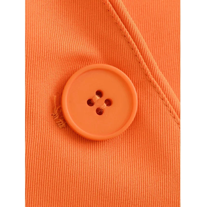 Женский свободный Блейзер Xitimeao винтажный на одной пуговице с длинным рукавом и