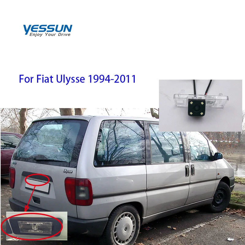 Yessun автомобильные аксессуары ночного видения заднего вида камера IP67 для Fiat Ulysse